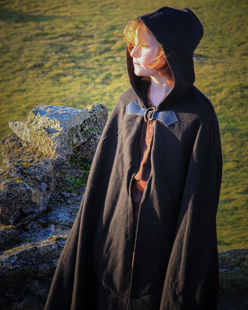 Cape enfant à boucle — Grise