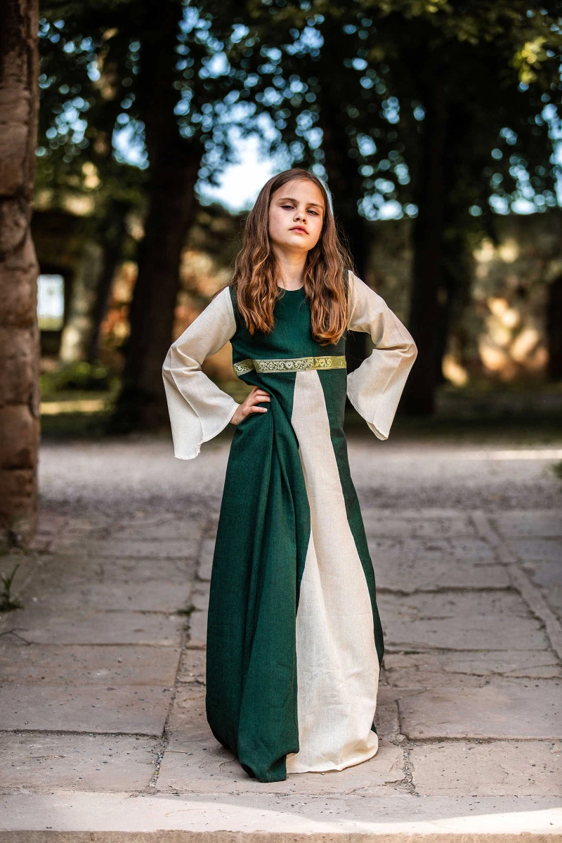 Robe enfant Piccola Donna — Vert (3XS)
